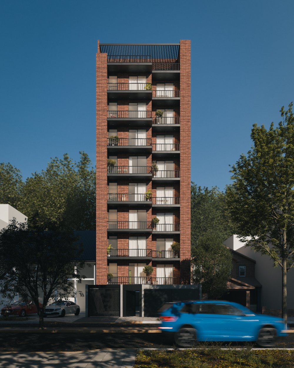 Render de fachada · Canali