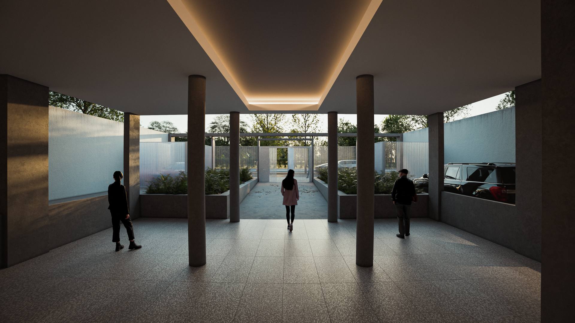 Hall de acceso de Premiere Polo