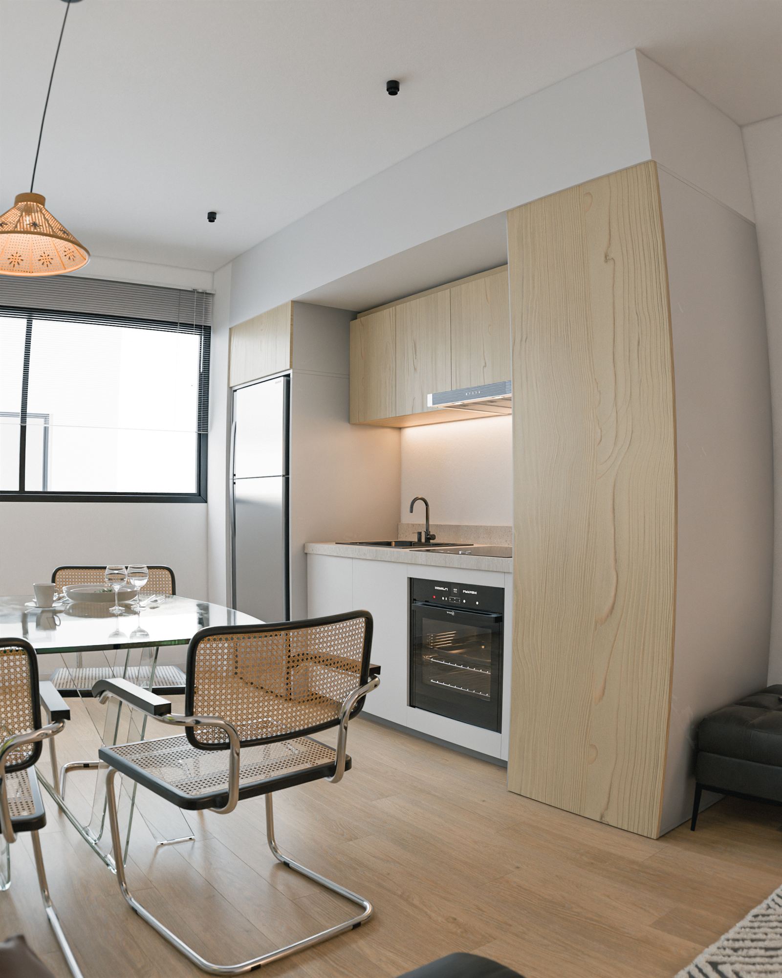 Monoambiente, sector cocina