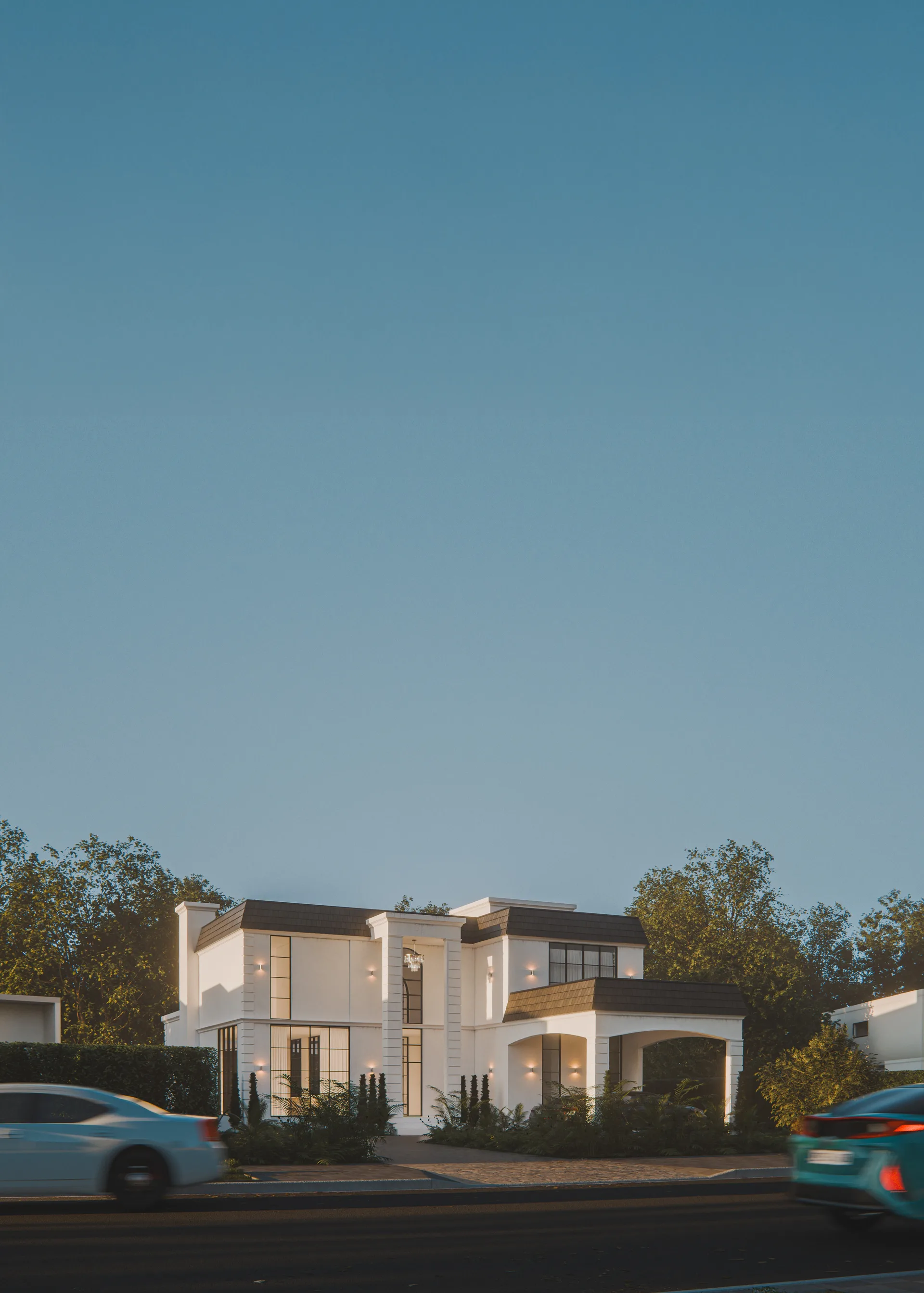 Casa Clare — fachada en country